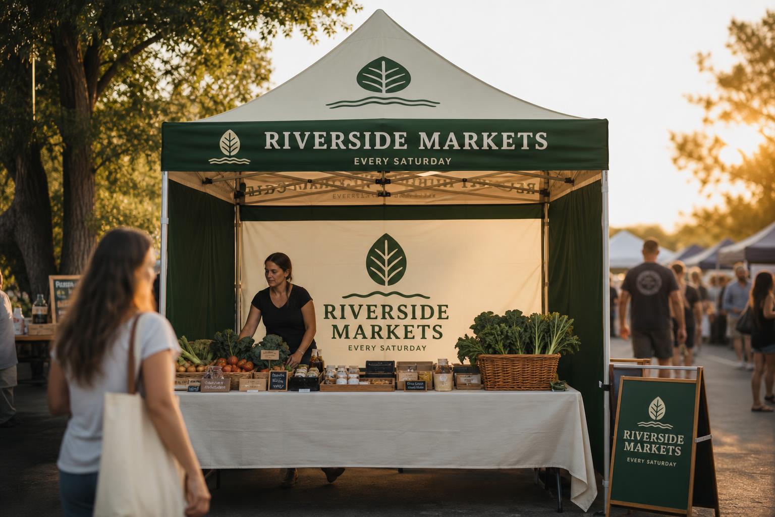 Riverside Markets marquee