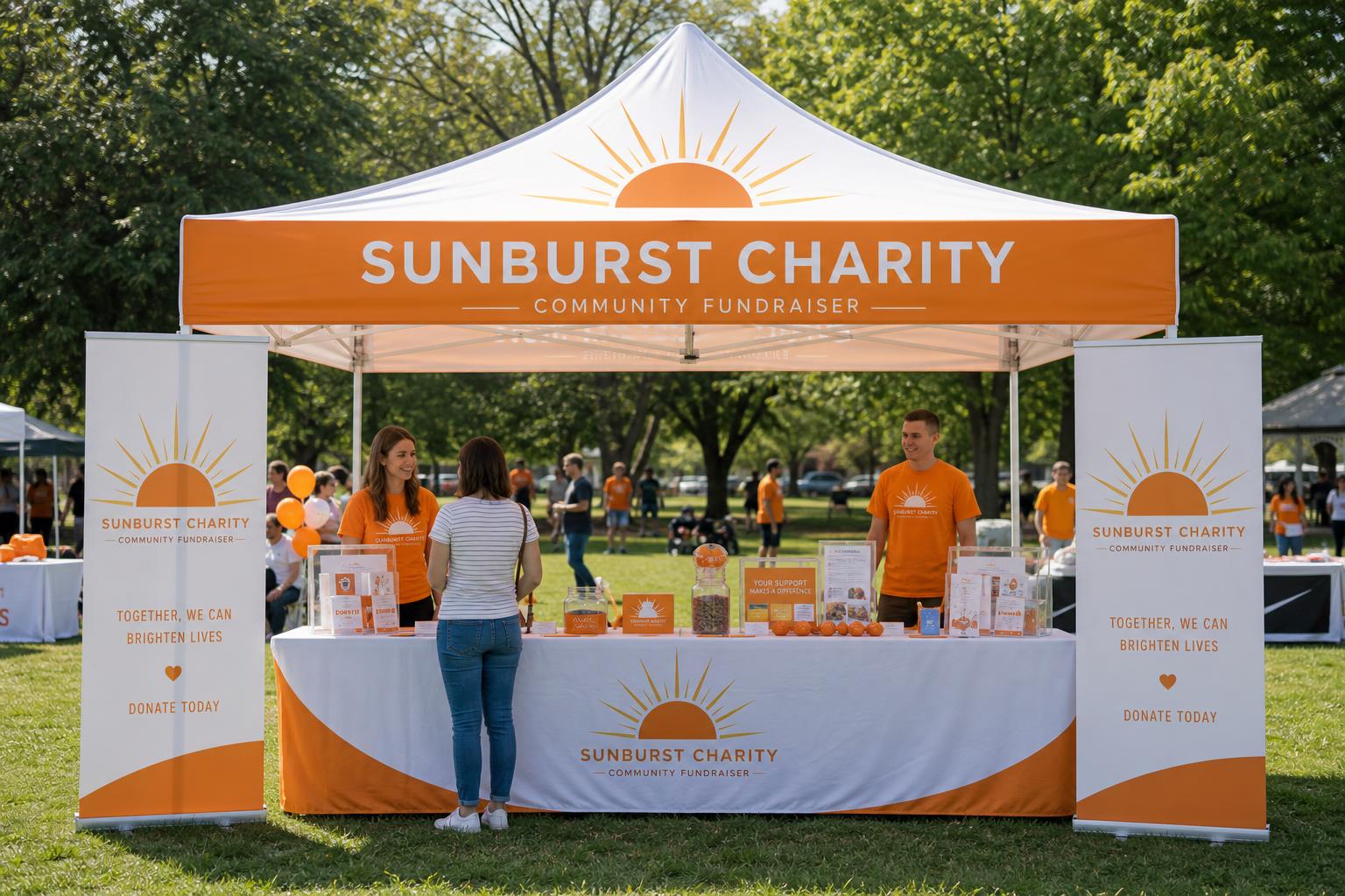 Sunburst Charity marquee